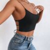 Top corto de tirantes con espalda descubierta y lazo cruzado - Imagen 2