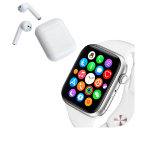 Duo T55 – Incluye smartwatch + audífonos + 2 brazaletes
